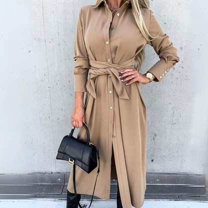 ModernMuse Lace-Up Maxi