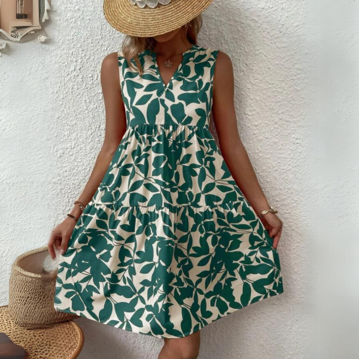 RuffleCoast Tank Dress