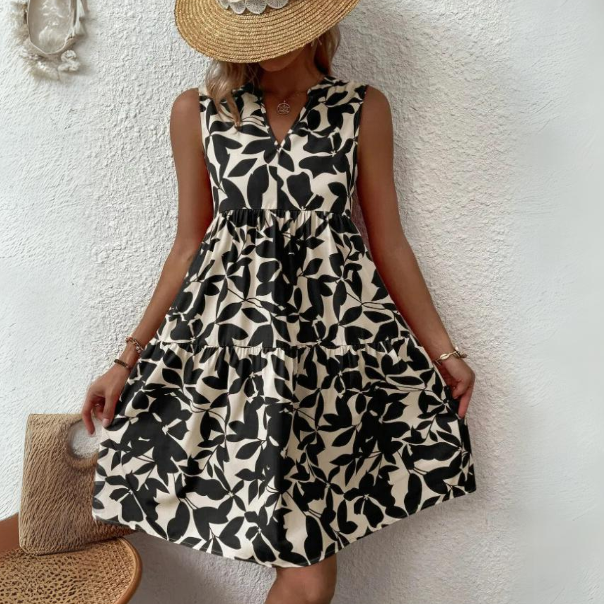 RuffleCoast Tank Dress