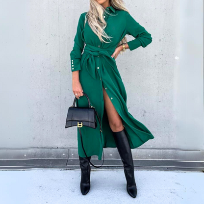 ModernMuse Lace-Up Maxi
