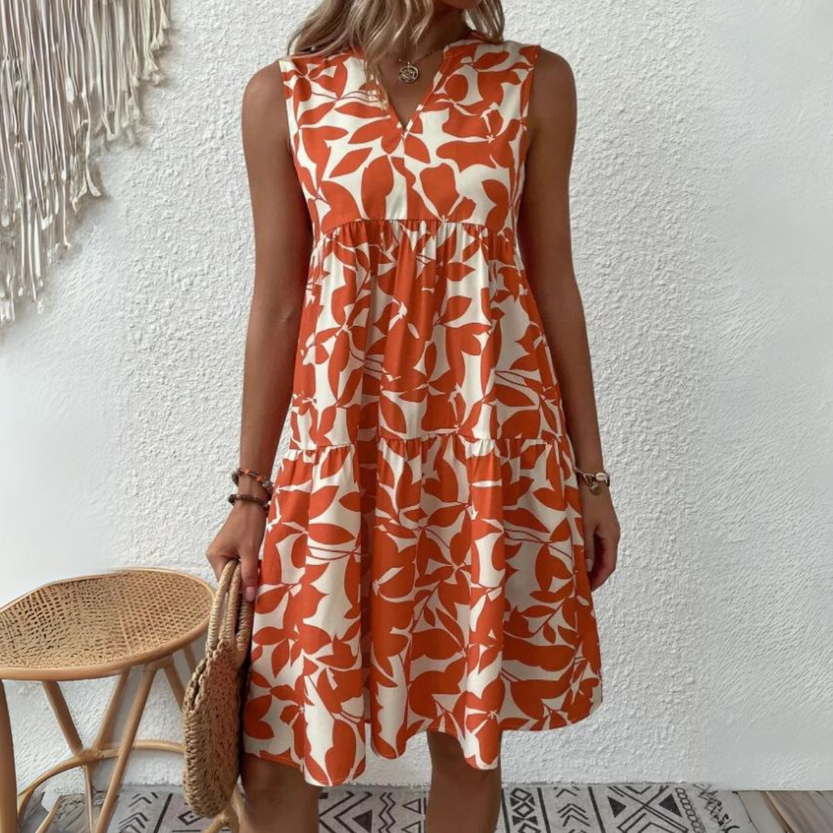 RuffleCoast Tank Dress