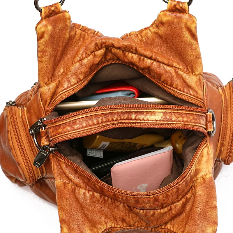 Denton Leather Boho Handbag