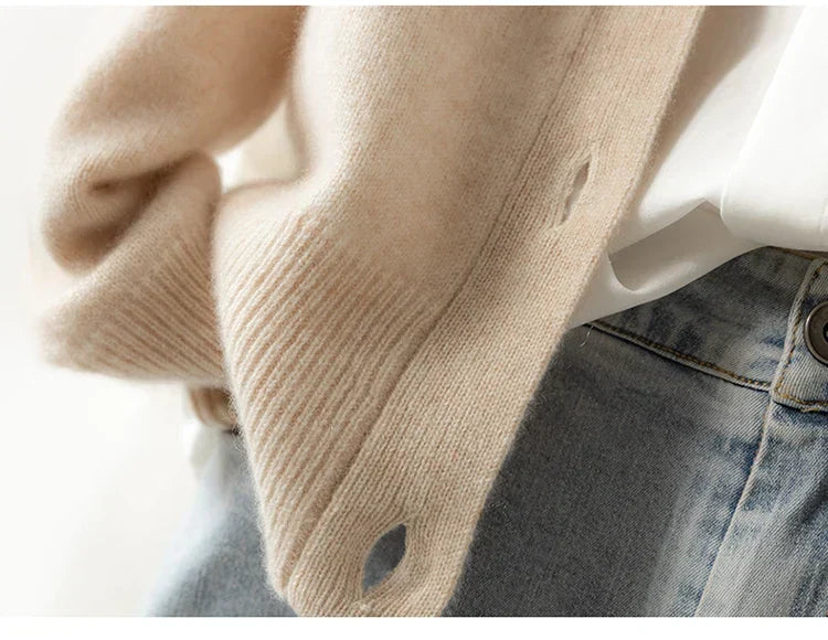 CozeeSoft Cashmere Wrap Cardigan