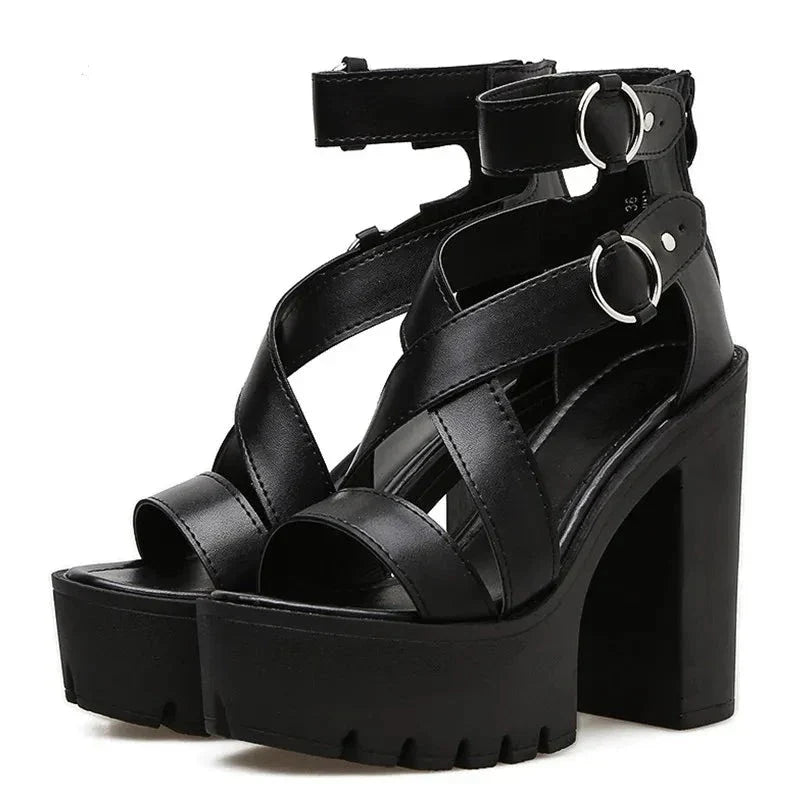 Open Toe High Heels