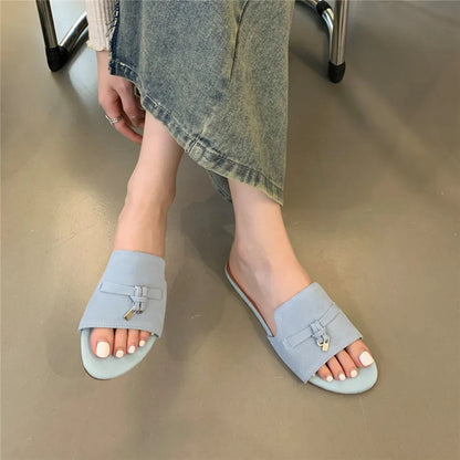 Porro Luxe Suede Slip-Ons