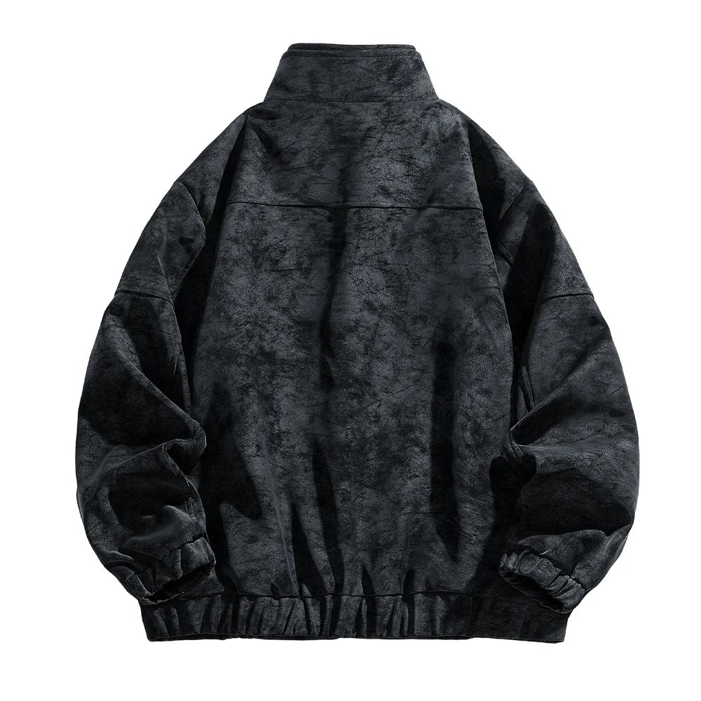 Tavren Leather Collar Jacket