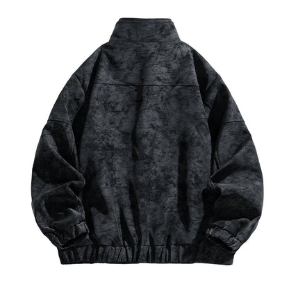 Tavren Leather Collar Jacket