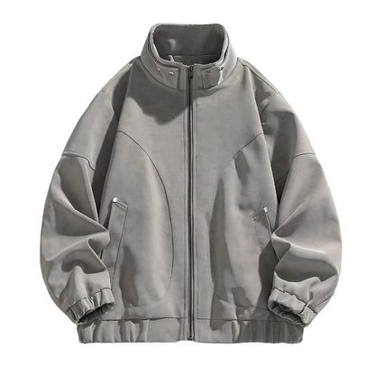 Tavren Leather Collar Jacket