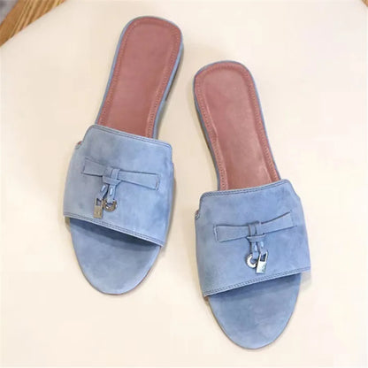 Porro Luxe Suede Slip-Ons