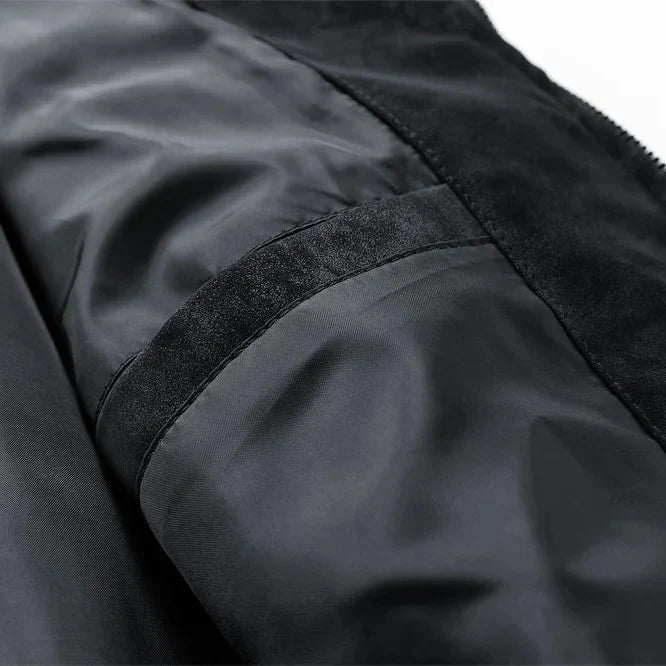 Tavren Leather Collar Jacket