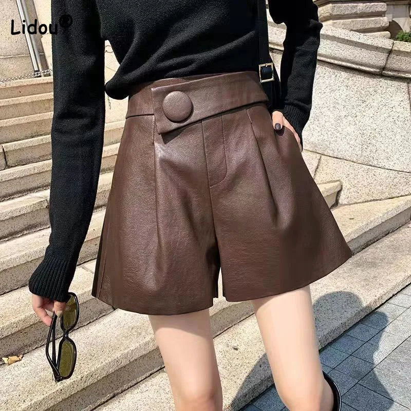 Windsor Leather Mini Skirt