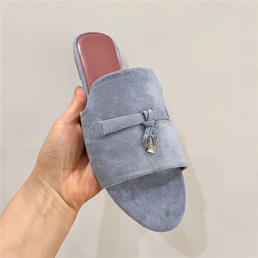 Porro Luxe Suede Slip-Ons