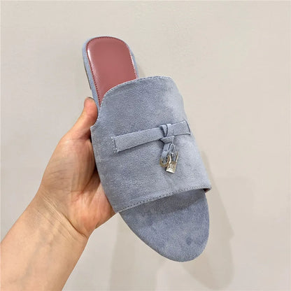 Porro Luxe Suede Slip-Ons