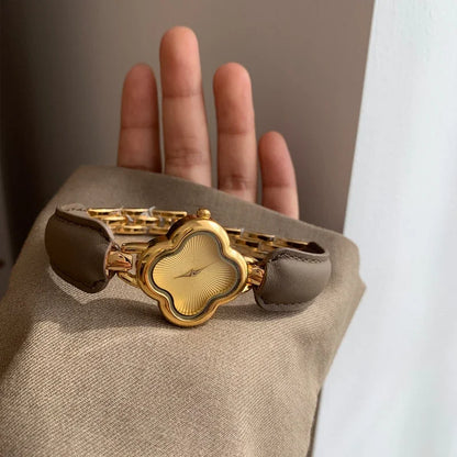Lucky Mrs. Clover Gold Watch
