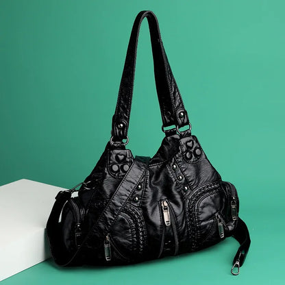 Denton Leather Boho Handbag