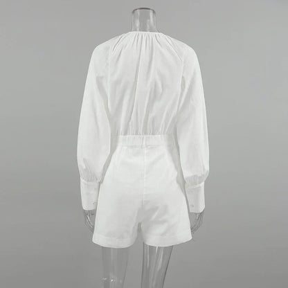 Windpetal Tie Romper