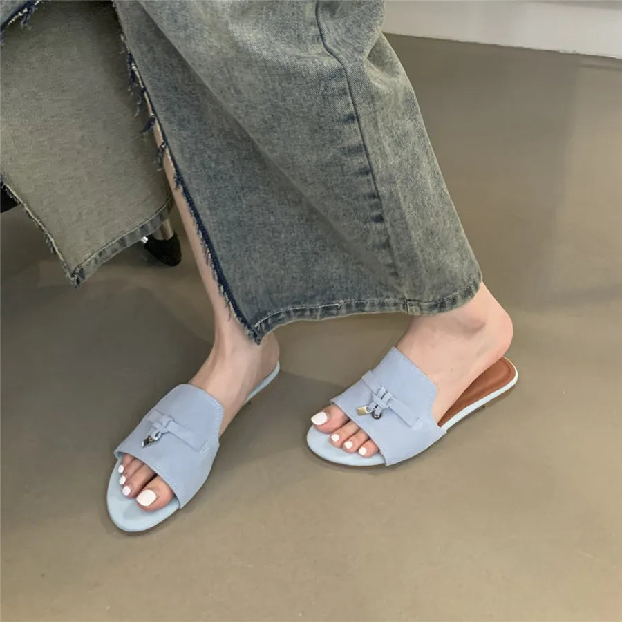 Porro Luxe Suede Slip-Ons
