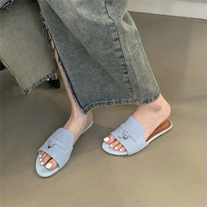 Porro Luxe Suede Slip-Ons