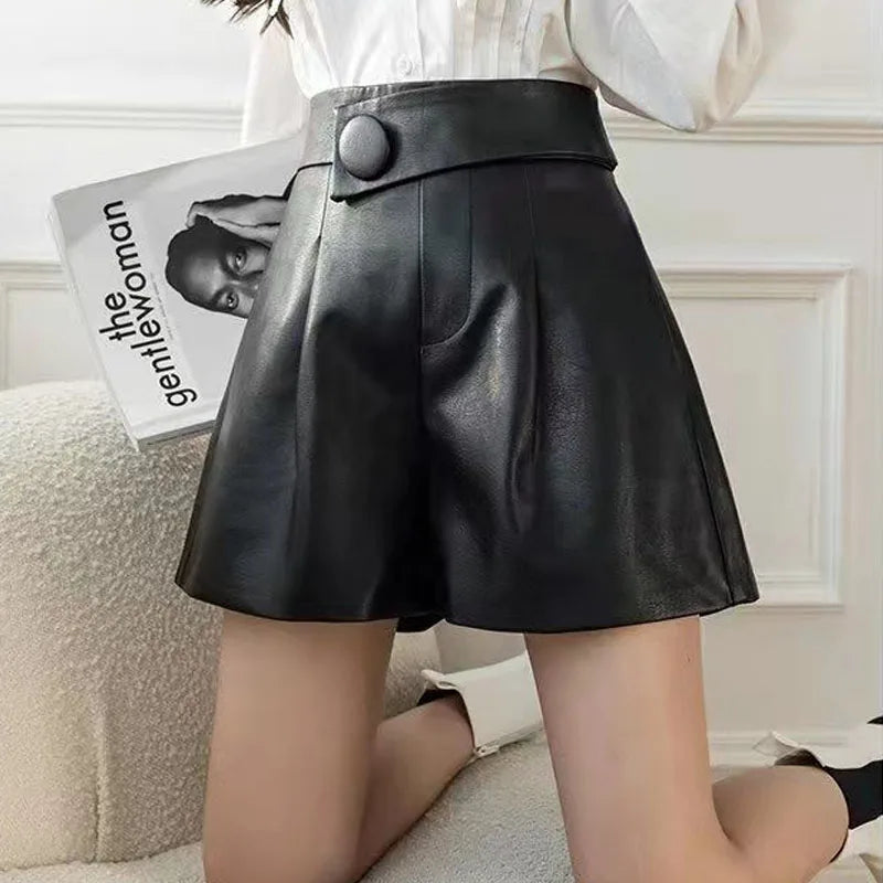 Windsor Leather Mini Skirt