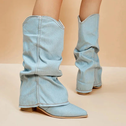 Selora High Denim Boots