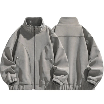 Tavren Leather Collar Jacket