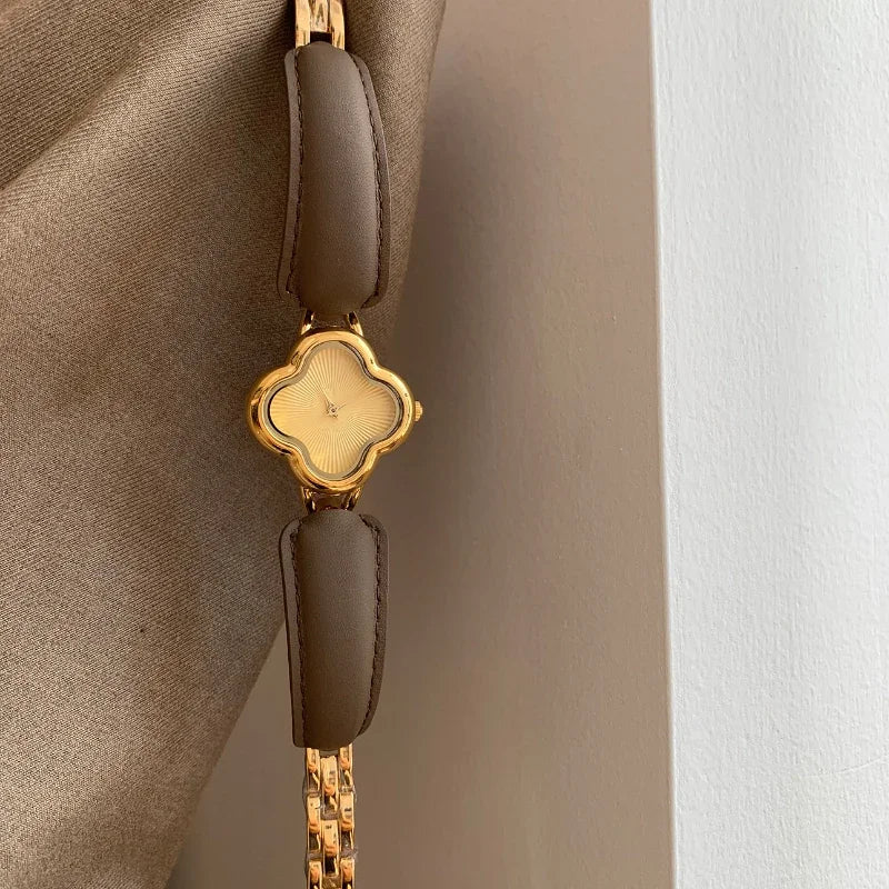 Lucky Mrs. Clover Gold Watch