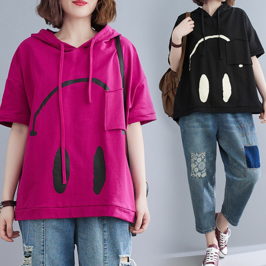 MoodShift Short-Sleeve Hoodie
