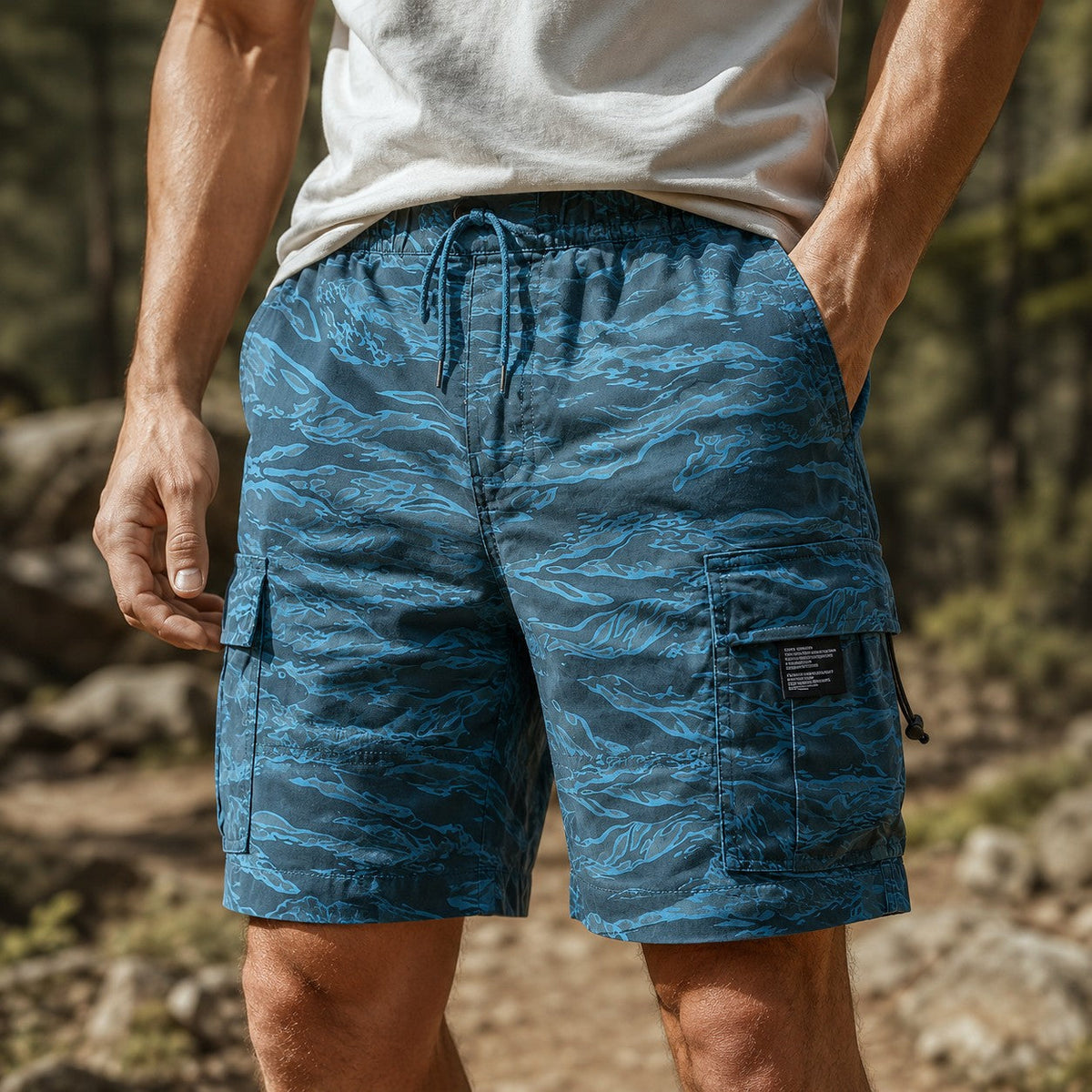 Ardennes Multi-Pocket Cargo Shorts