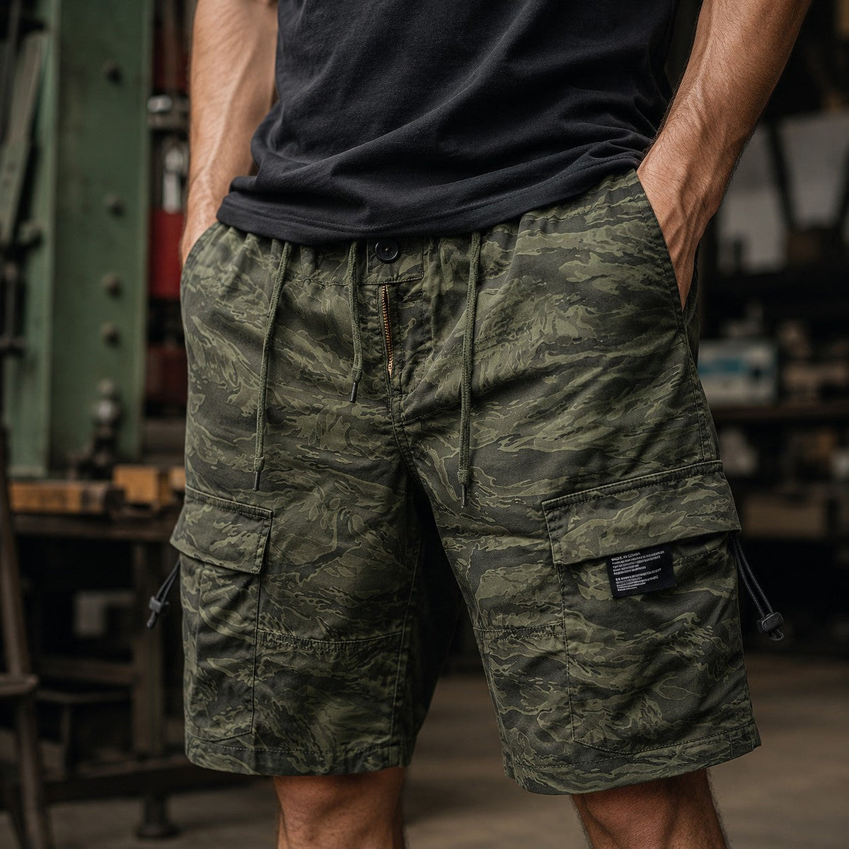 Ardennes Multi-Pocket Cargo Shorts