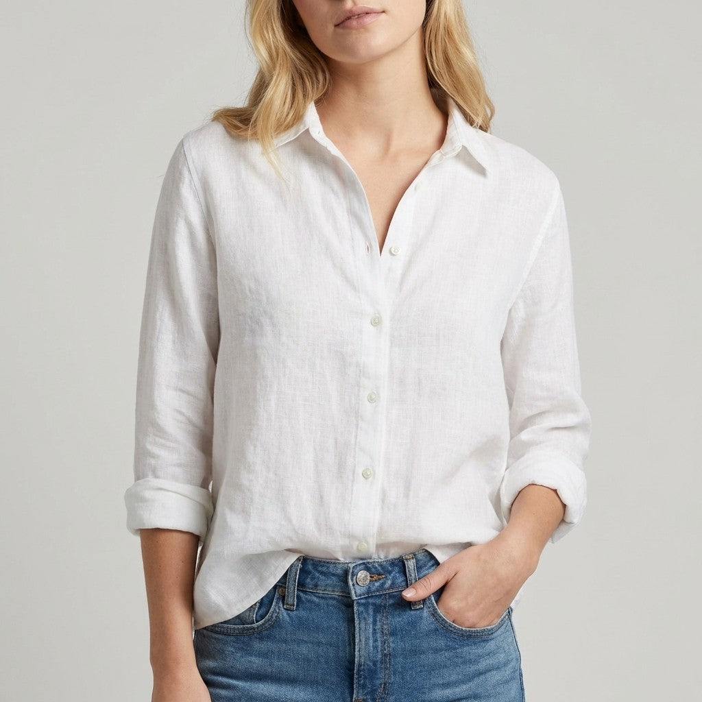 Chantilly Relaxed Button Blouse
