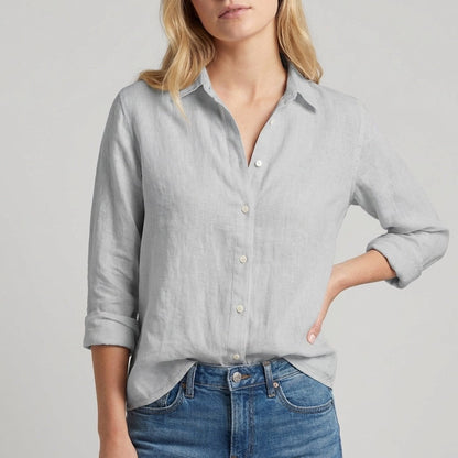 Chantilly Relaxed Button Blouse