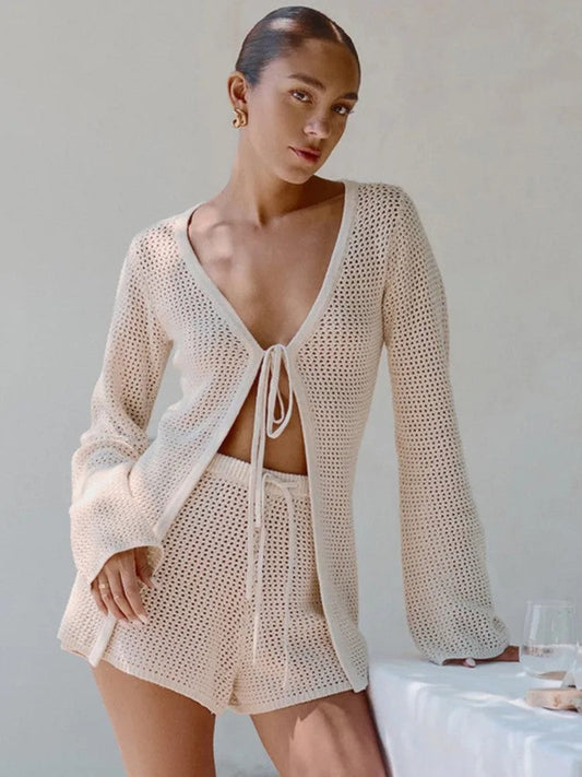 Coralia Crochet Cover-Up Set