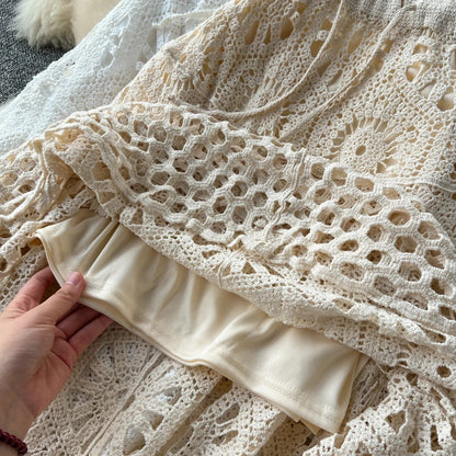 Solana Cotton Crochet Skirt