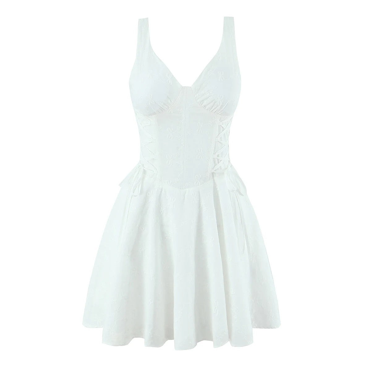 Solna Embroidered Mini Dress