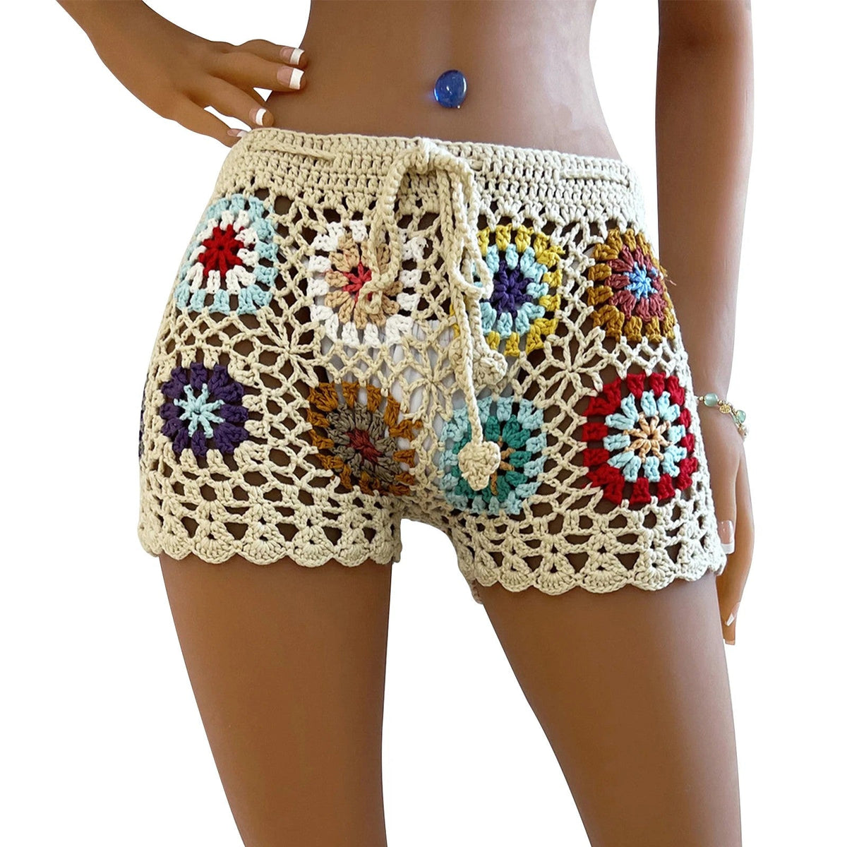 Rienza Crochet Shorts