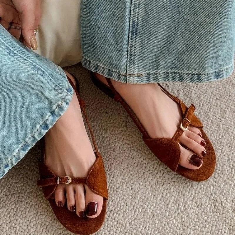 Veridia Flat Open-Toe Sandals