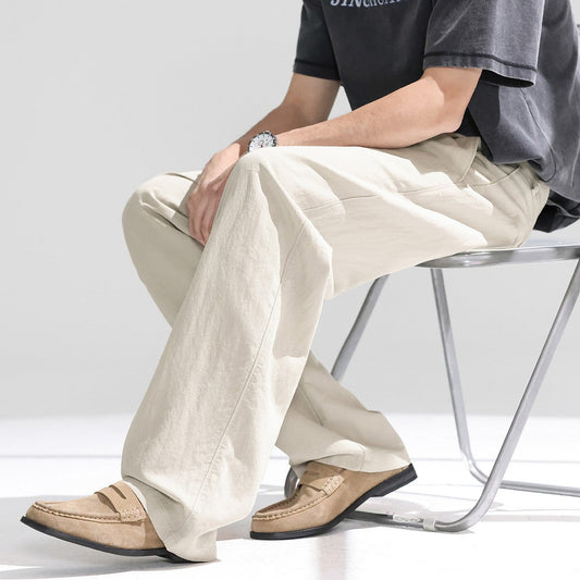 Verona Straight Linen Cotton Sweatpants
